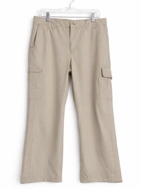 Columbia Women’s Cargo Capri Pants- Khaki Hiking Utility Outdoor Y2K- Size:10